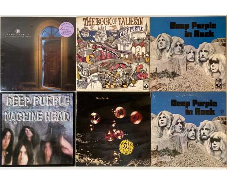 DEEP PURPLE - LPs. Rockin' collection of 11 x LPs from Deep Purple. Titles are In Rock (inc. UK SHVL 777, boxed - Ex/Ex+ and 