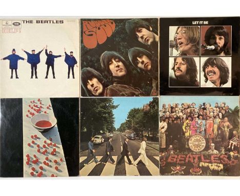 THE BEATLES/RELATED - LPs. Excellent set of 6 x original title LPs including original UK pressings. Titles are Let It Be (PCS