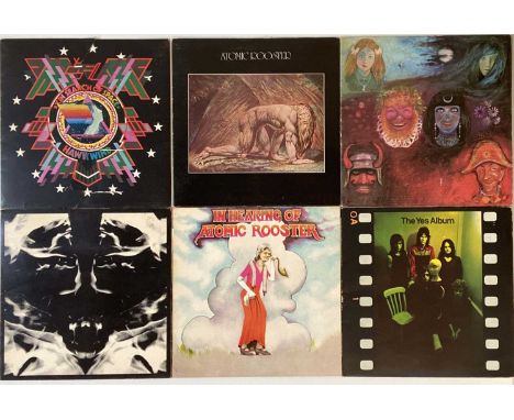 UK PROG/HEAVY ROCK - LPs. Excellent Brit pack of 9x choice LPs. Titles are King Crimson - In The Wake Of Poseidon (ILPS 9127,