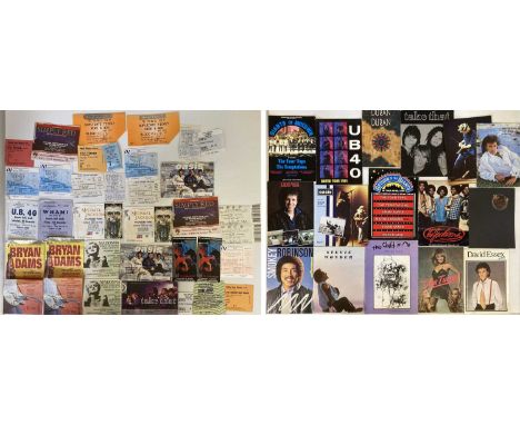 CONCERT PROGRAMMES, TICKETS AND BOOKS. Excellent collection of programmes, scrapbooks and concert tickets: approx 33 tickets 