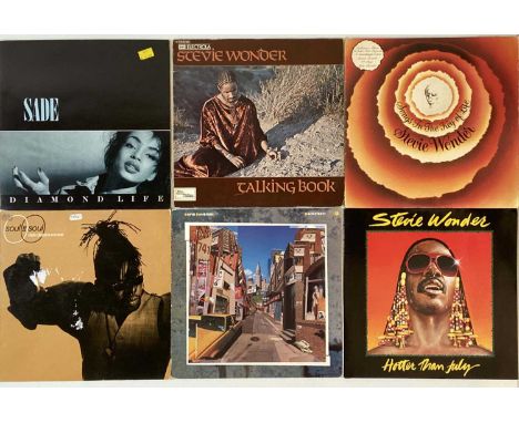 SOUL/ FUNK LP COLLECTION. A dancin' collection of around 60 classic soul &amp; funk LPs. Artist/ titles include Stevie Wonder