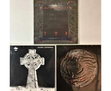 BLACK SABBATH - LPs (LATER PERIOD RARITIES). Mega bundle of 3 x hard to find later period LPs from the famous Brummie rockers