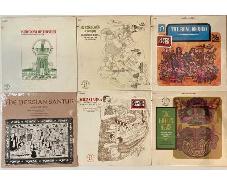 NONESUCH RECORDS EXPLORER SERIES - WORLD MUSIC LPs - FACTORY SEALED. Wonderful collection of 42 factory sealed LPs on Nonesuc