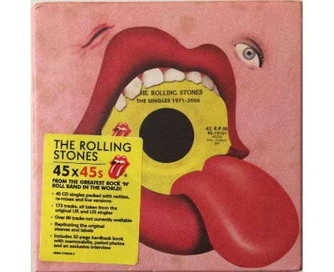 THE ROLLING STONES - THE SINGLES '71-'06 CD BOX-SET (06025 2760346 9). The Rolling Stones ?- The Singles 1971-2006 (06025 276