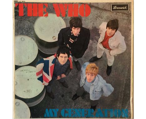THE WHO - MY GENERATION LP (ORIGINAL UK PRESSING - BRUNSWICK LAT 8616). A very well presented original UK copy of the seminal