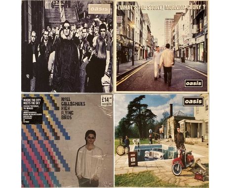 OASIS &amp; RELATED - LPs. I Hope, I Think, I know how to describe this wicked pack of 2 x (original UK pressing) LPs, 1 x do
