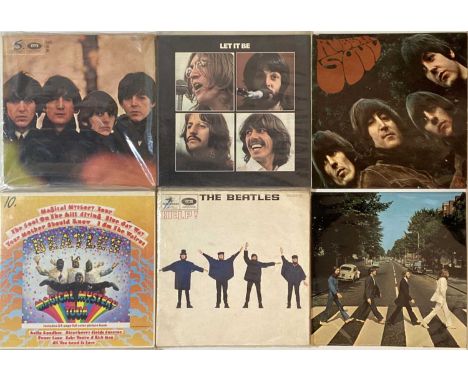 THE BEATLES AND RELATED - UK LPs. A smashing collection of around 23 LPs by The Beatles and related. Titles include Rubber So