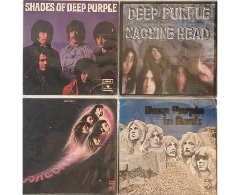DEEP PURPLE UK LP COLLECTION. A smashing selection of 4 UK original pressings by Deep Purple. Titles include Machine Head (TP