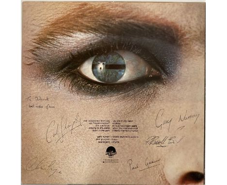 TUBEWAY ARMY SIGNED LP. A copy of Tubeway Army - Replicas (BEGA 7) signed to reverse of sleeve by Gary Numan, Paul Gardiner, 