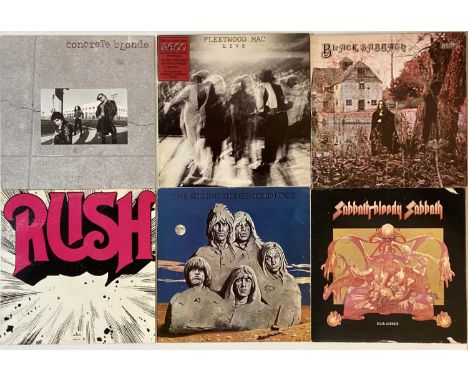 CLASSIC ROCK &amp; POP (70s/80s) - LPs. Great titles with this collection of 34 x LPs. Artists/titles include Black Sabbath -