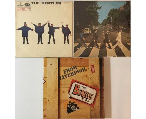 THE BEATLES UK LPS + BOX SET. A smashing selection of 2 UK pressed LPs and a box set by The Beatles. Titles include Abbey Roa