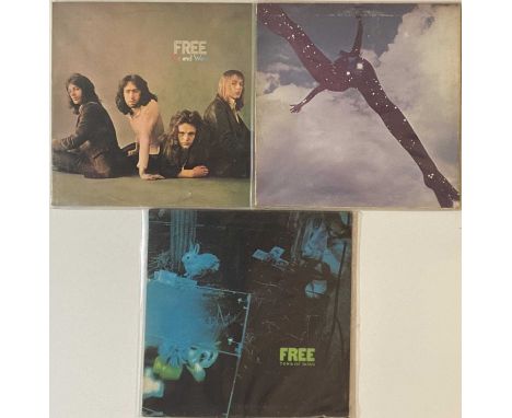 FREE - PINK ISLAND LPs. A super collectors pack of 3 Free LPs released on the pink Island Records label. Titles include Tons 