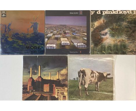 PINK FLOYD - LPs INC A SAUCERFUL OF SECRETS. A smashing collection of 5 LPs by Pink Floyd. Titles include A Saucerful Of Secr