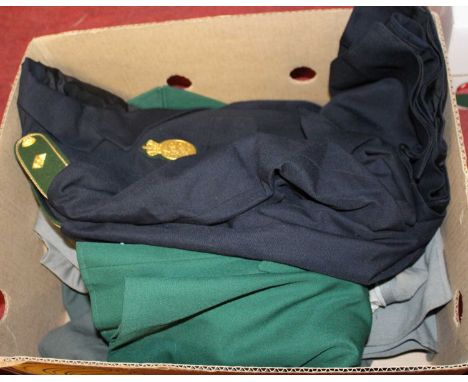 A Bavarian Police tunic, in green cloth, with four front fastening pockets, and badge to the left arm for Bayerische Landespo