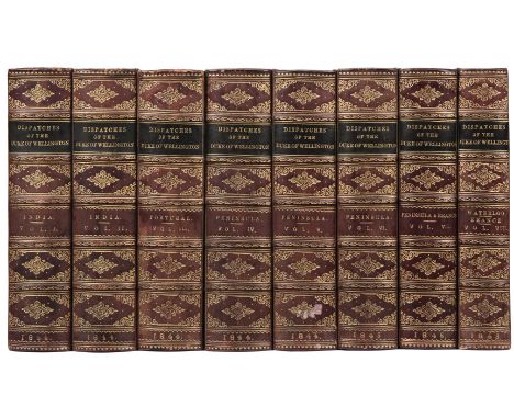Gurwood (John, editor). The Dispatches of Field Marshal The Duke of Wellington, during his various campaigns in India, Denmar