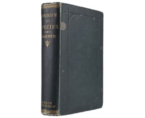 Darwin (Charles). The Origin of Species by Means of Natural Selection, or the Preservation of Favoured Races in the Struggle 