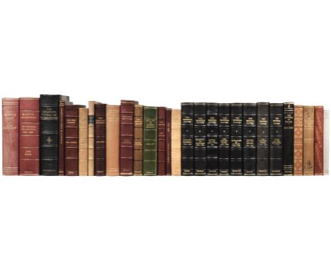 Bindings. The Forsyte Saga, by John Galsworthy, illustrated edition, London: William Heinemann, 1950, colour plates and monoc