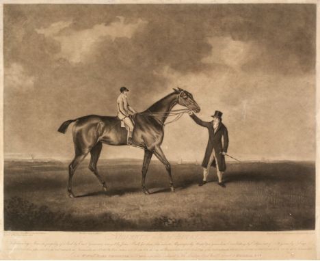 * Ward (William). Violante rode by Buckle..., Boydell &amp; Co. 1808, uncoloured mezzotint after H. B. Chalon, slight creasin