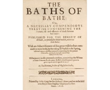 Venner (Tobias). Via Recta ad Vitam Longam: or, a Plaine Philosophicall demonstration of the Nature, faculties, and effects o