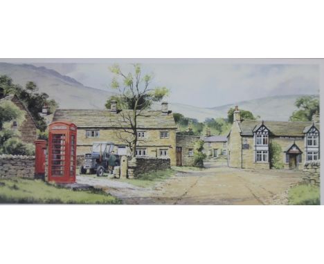 After John Rudkin. The Pennine Way Edale, limited edition print, no.417 of 500, signed, titled and numbered to the mount, 26c