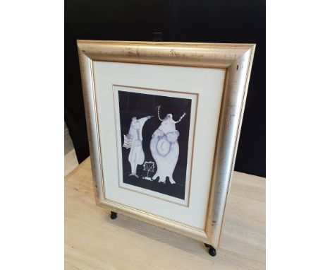 The Opera Lovers Samantha Barnes Limited Edition 147/500  - Mounted and Framed 70 x 57cm Samantha Ann Barnes, was born at Win