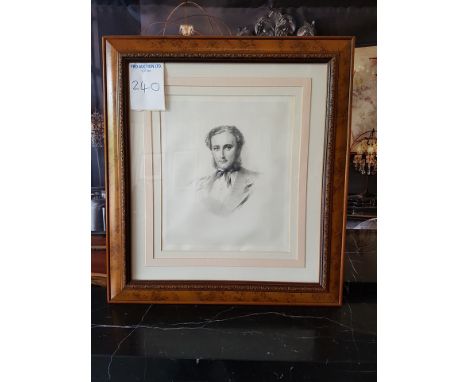 Framed portrait     57 x 63cm