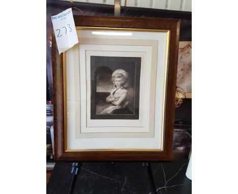 Framed portrait     40.5 x 47.5cm