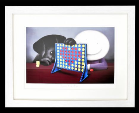 DOUG HYDE; a signed, limited edition print 'Connect 4 Love' numbered 16/395, signed in pencil, framed. (D)Additional Informat