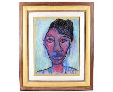 ARTHUR BERRY (1925-1994); mixed media, portrait of a lady, signed and dated 67, 60 x 46cm, framed and glazed. (D)Additional I