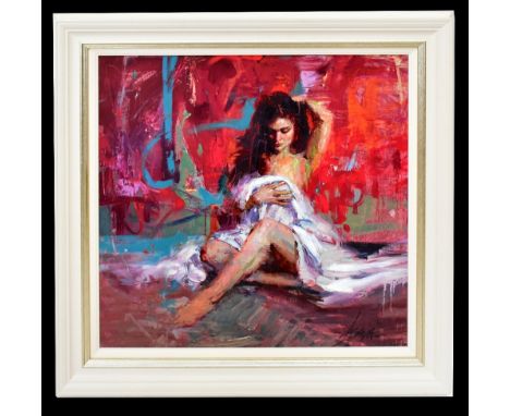 HENRY ASENCIO; a signed limited edition print, ‘Perfect Storm’, 37/95, 71 x 71cm, framed.