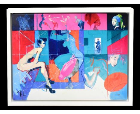 TOBY MULLIGAN; signed limited edition print, 'Provocative Influence', numbered AP 2/5, 60 x 76 cm, framed. (D)Additional Info
