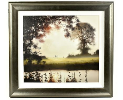 JOHN WATERHOUSE; a signed, limited edition print, 'The Best of Times' numbered 38/195, with certificate of authenticity, 45 x