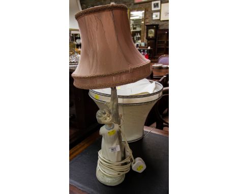 SPANISH BOY TABLE LAMP + 2 SHADES