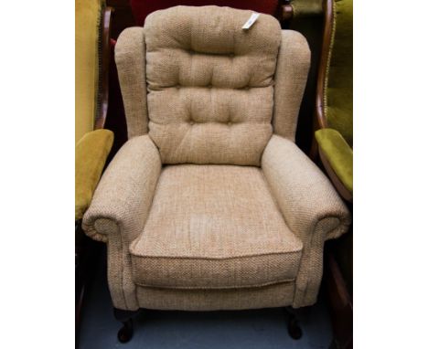 NEAT BUTTON BACK CHAIR - AS NEW