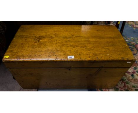 PINE TRUNK WITH ROUNDED TOP
