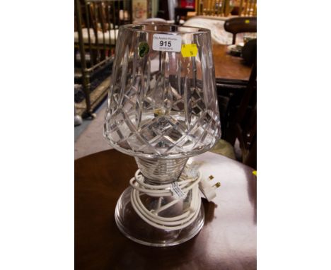 WATERFORD LISMORE LARGE TAPERED LAMP