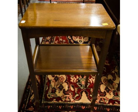 PAIR OF MAHOGANY LAMP TABLES