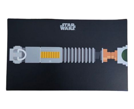 Star Wars Royal Mail Light Sabre 1st class stamp x 20 display. Light sabre folds out of the holder to display 12 x 1st class 
