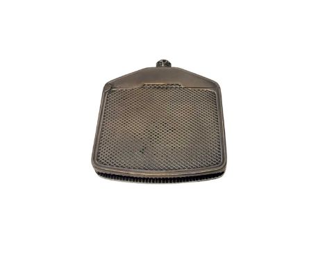 First World War period Silver .925 novelty Car radiator Vesta case ( import mark 1913) 54 x 45mm