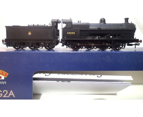 OO scale Bachmann 31-475 class G2A, 49395, Black Early crest with tender back cab as part of the National Collection, in near