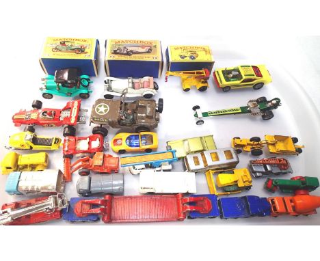 Selection of unboxed diecast vehicles to include Corgi, Matchbox, Husky etc in mostly good/playworn condition, includes three