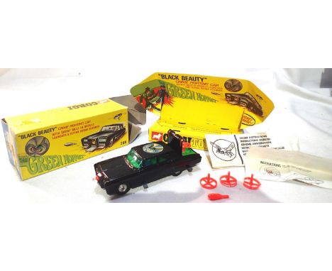 Corgi 268 Green Hornets in excellent condition, working with secret instructions, three scanners and two missiles, box is ver