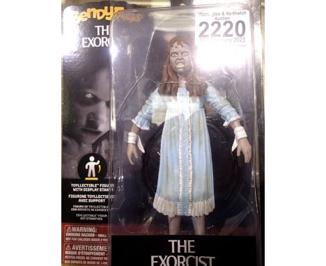 The Exorcist Bendyfigs figurine in good condition, boxed, H: 19 cm. P&amp;P Group 1 (£14+VAT for the first lot and £1+VAT for