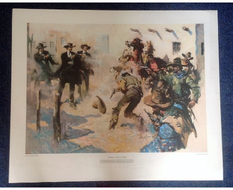 Railway Print 23x31 approx titled The Great Marquess by the artist Terence Cuneo. Good condition. All autographs come with a 