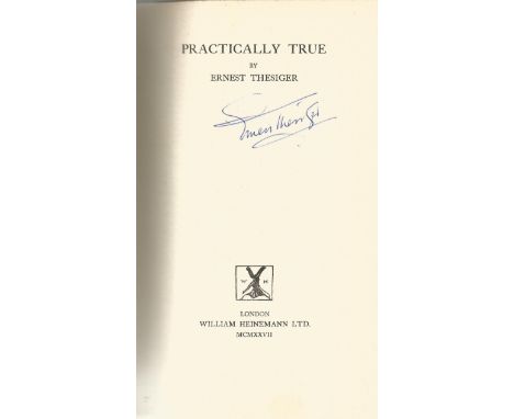 Ernest Thesiger vintage signed hardback book. This First Edition is in excellent condition considering its age (15 January 18