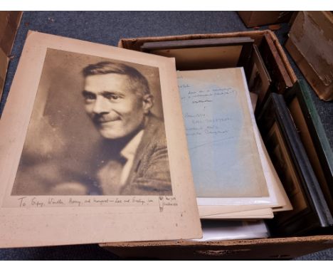HENRY WILLIAMSON: PHOTOGRAPHS:&nbsp;a group of 16 silver print photographs of Williamson in a variety of poses, each approx 1