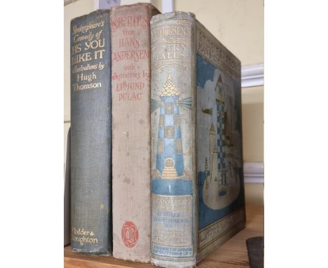 THOMSON (Hugh, illustrator):&nbsp;'Shakespeare's Comedy As You Like It...', London, Hodder &amp; Stoughton, n.d: tipped in co