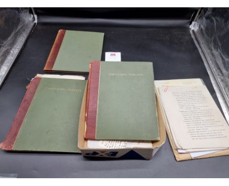 MORRICE FAMILY:&nbsp;a small archive of printed and manuscript material, largely early-mid 20thc. (Sm Qty) 