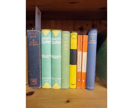 WILLIAMSON (Henry):&nbsp;'Dandelion Days', London, Collins, 1922: FIRST EDITION. Author's own copy, with notes to endpapers a