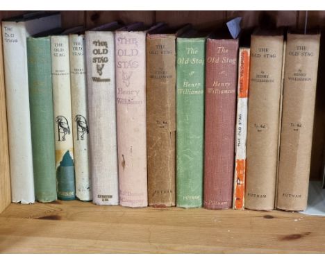 WILLIAMSON (Henry):&nbsp;'The Old Stag', London, Putnams, 1926: FIRST EDITION. Inscribed to front FE in blue ink 'Henry Willi